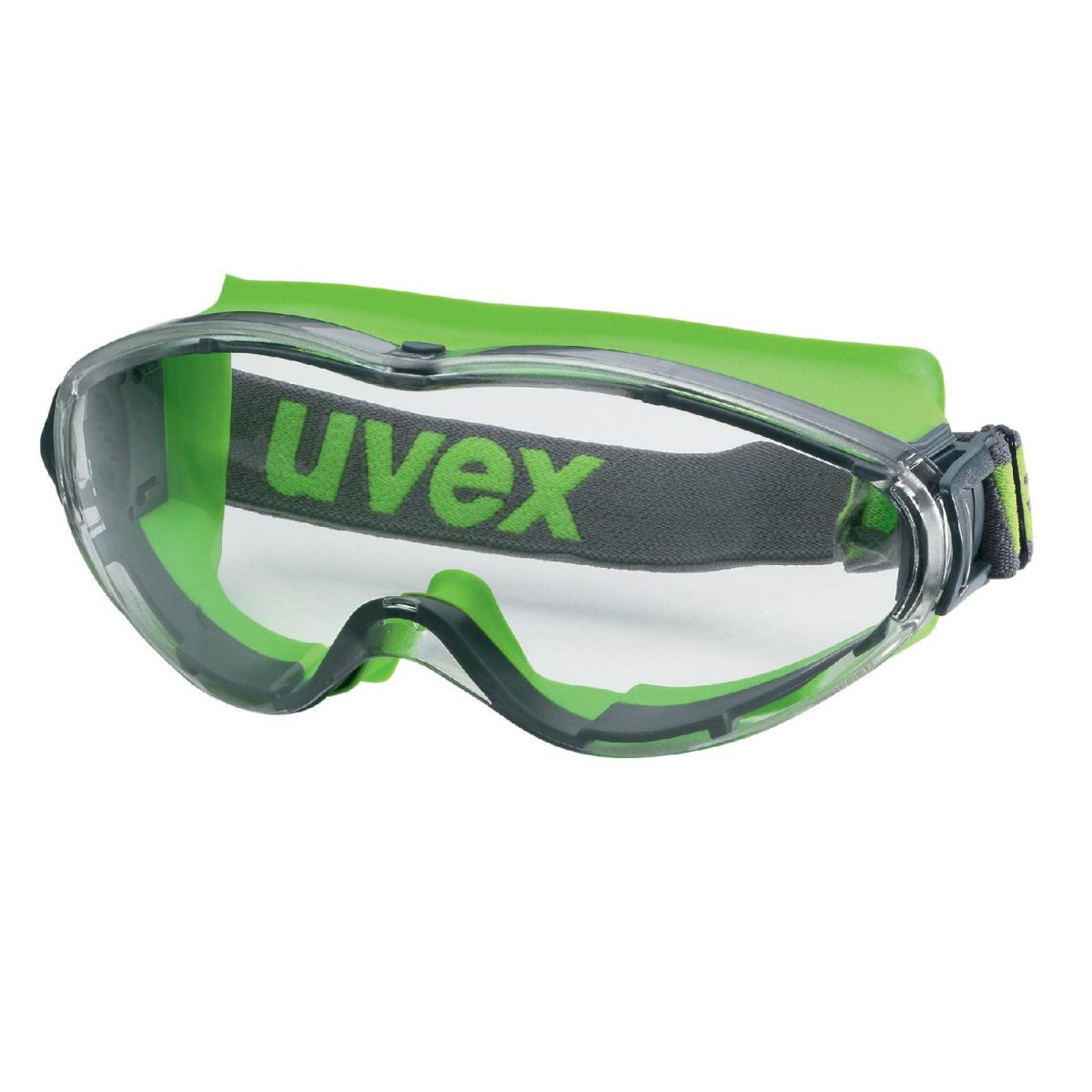 Uvex Vollsicht Schutzbrille Modell 9302 ultrosonic PC farblos / grau/lime
